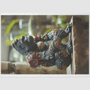 Robotic Black Gorilla Decoupage Tissue Paper