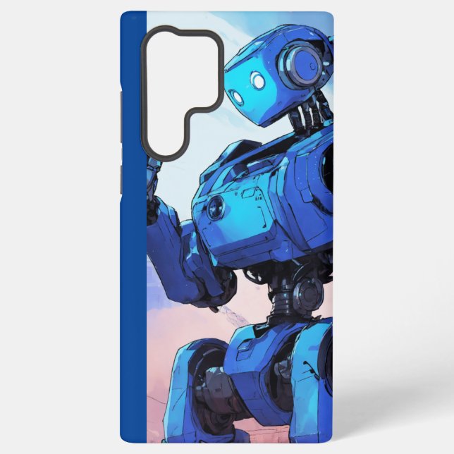 Robotic Elegance: Premium Mobile Case (Back)