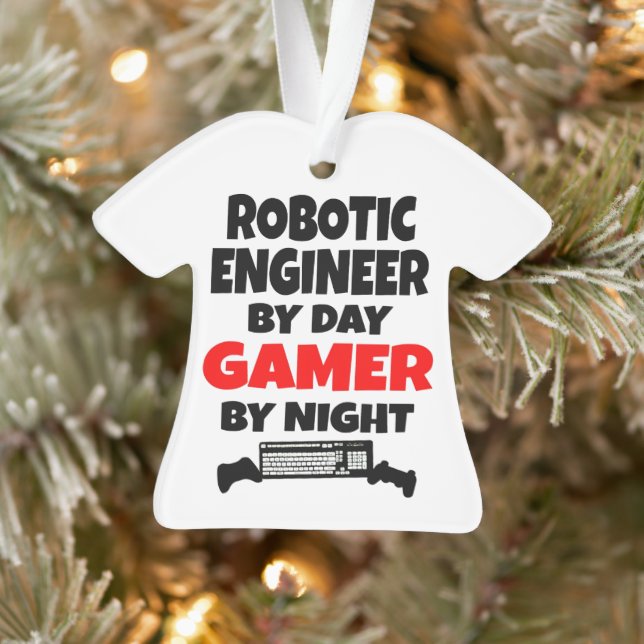 Robotic Engineer Gamer Ornament (Tree)