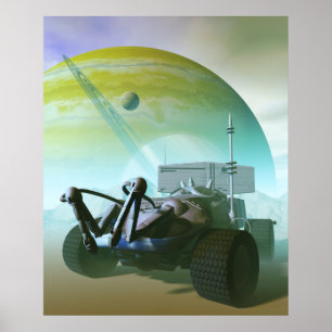Robotic Landrover Poster