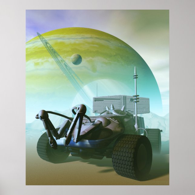 Robotic Landrover Poster (Front)