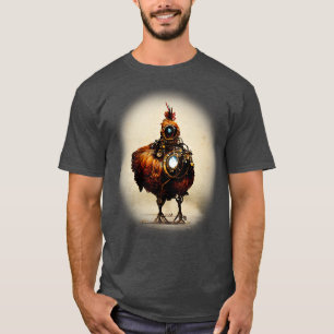 Robotic Steampunk Chicken 1 T-Shirt