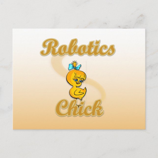 Robotics Chick Postcard (Front)