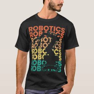 Robotics Engineer Robotics Retro Vintage T-Shirt