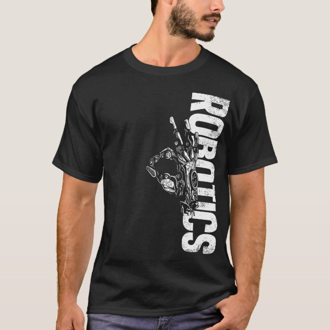 Robotics Engineer Robotics Vintage Vintage T-Shirt (Front)