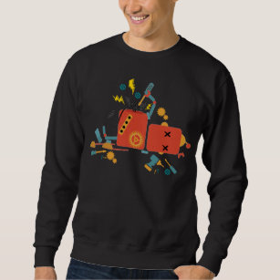 Robotics Engineering Boy Robot Lover Sweatshirt
