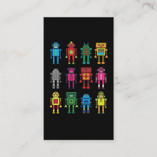 Robotics Retro toys Fun Business Card