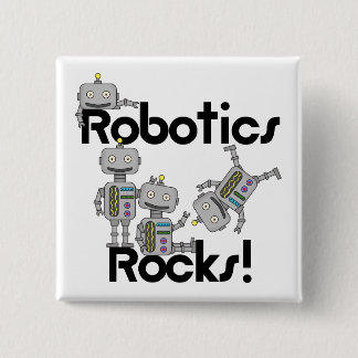 Robotics Rocks 15 Cm Square Badge