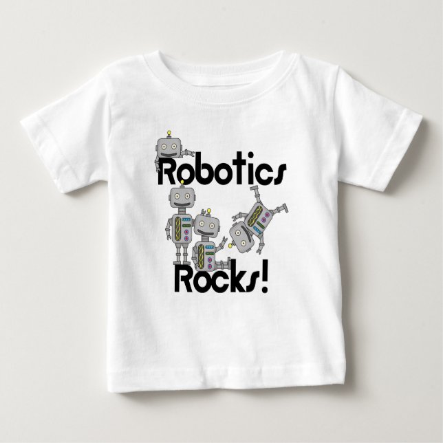 Robotics Rocks Baby T-Shirt (Front)