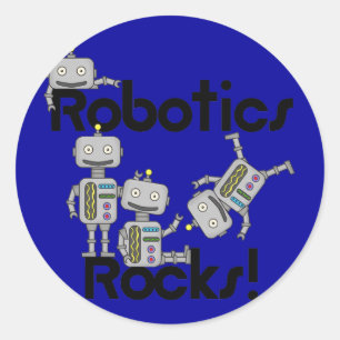 Robotics Rocks Classic Round Sticker