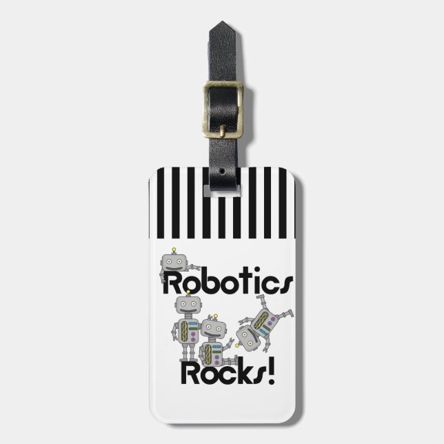 Robotics Rocks Luggage Tag (Front Vertical)