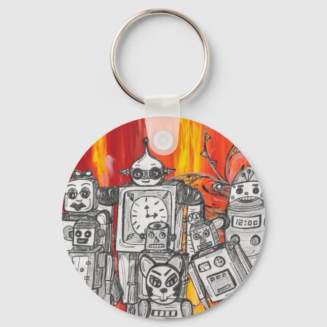 robots 7 Key ring (Front)