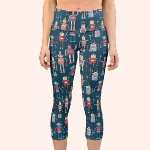 Robots Capri Leggings