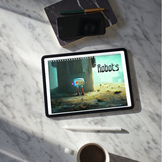 Robots - Digitial Artwork by Christine aka stine1 Calendar (Creator Uploaded)