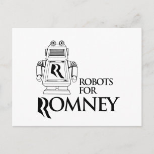 ROBOTS FOR ROMNEY.png Postcard