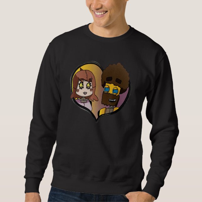 Robots In Love  Dance Gavin Dance Merch  Dance Gav Sweatshirt (Front)