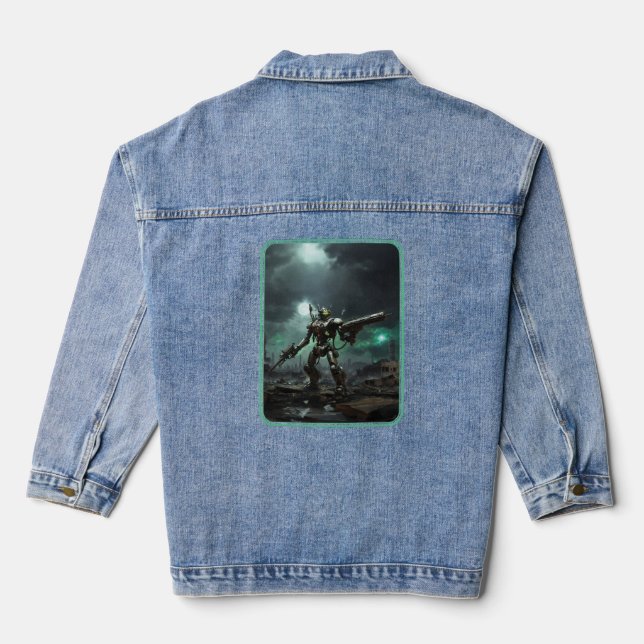 Robots of the Apocalypse #2 Denim Jacket (Back)