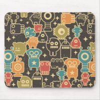 Robots on brown