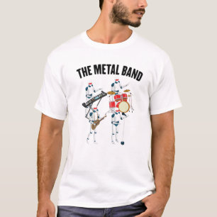Robots - The Metal Band - Mechanical Engineer - Sc T-Shirt
