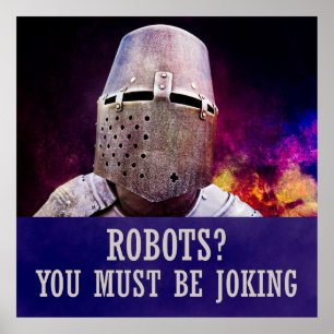 Robots? You must be joking Poster