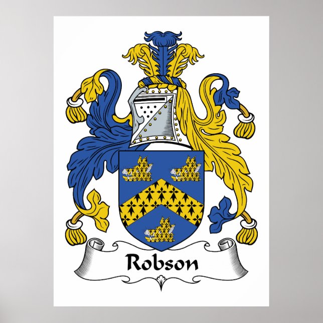 Robson Family Crest Poster (Front)