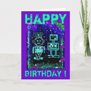 RoBubbles - RoBoT - Birthday Card