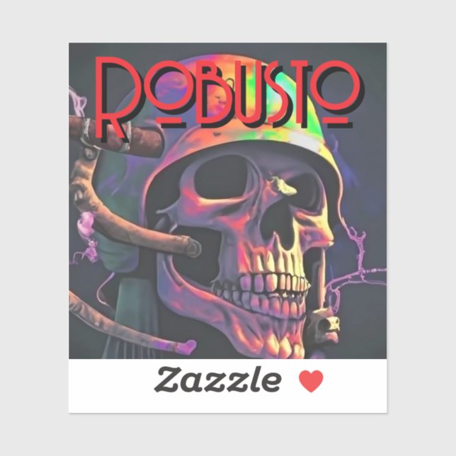 ROBUSTO Custom-Cut Vinyl Sticker (Sheet)