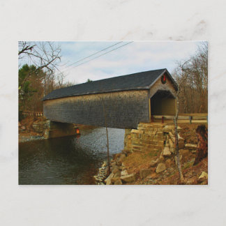 Robyville Covered Bridge, Corinth, Maine III Postcard