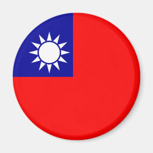 ROC Taiwan - Taiwanese Flag - 中華民國國旗 - Magnet