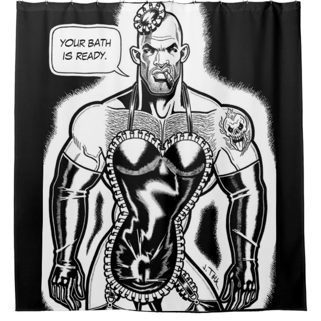 Rocco, The Maid Shower Curtain (Front)