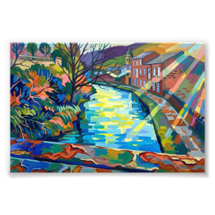 Rochdale Canal Sowerby Bridge  Photo Print
