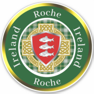 Roche Irish Shield/Celtic Cross Personalised