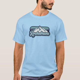 Rochebrune Alpine Mountain Script T-Shirt