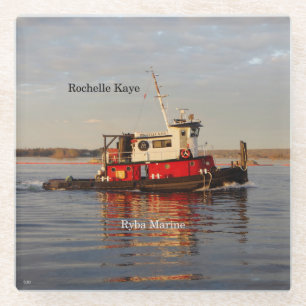 Rochelle Kaye glass coaster