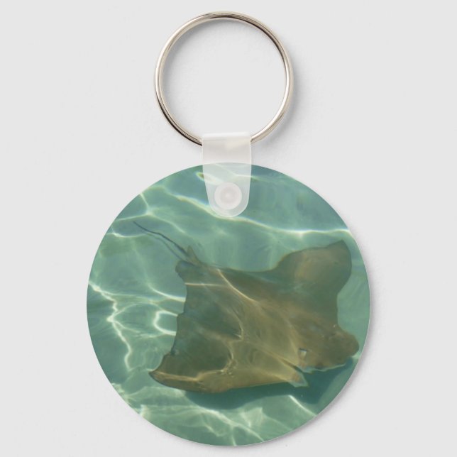 Rochen im Meer Key Ring (Front)
