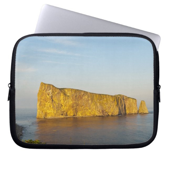 Rocher Perce (Perce Rock), Quebec, Canada. Laptop Sleeve (Front)
