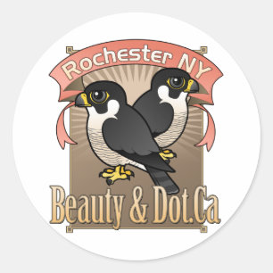 Rochester Beauty & Dot.Ca Classic Round Sticker