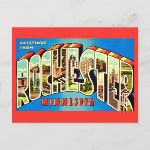 Rochester Minn Vintage Postcard