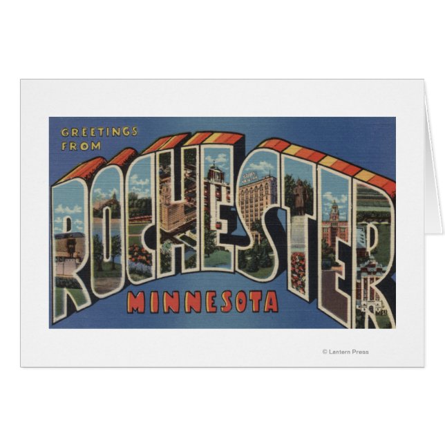 Rochester, Minnesota - Large Letter Scenes (Front Horizontal)