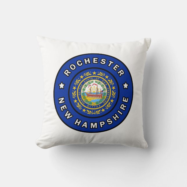 Rochester New Hampshire Cushion (Front)