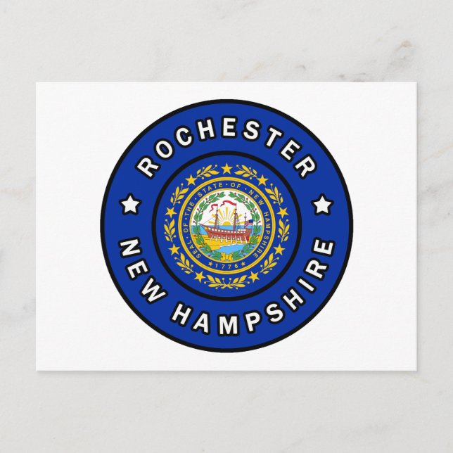 Rochester New Hampshire Postcard (Front)