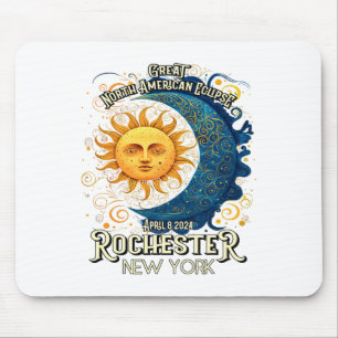 Rochester New York 2024 Total Solar Eclipse April Mouse Pad