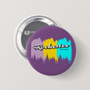 Rochester New York 6 Cm Round Badge