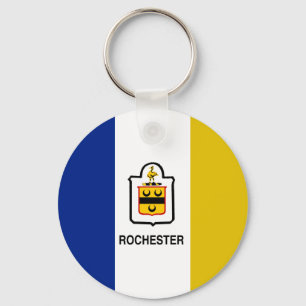Rochester (New York) City flag Keychain