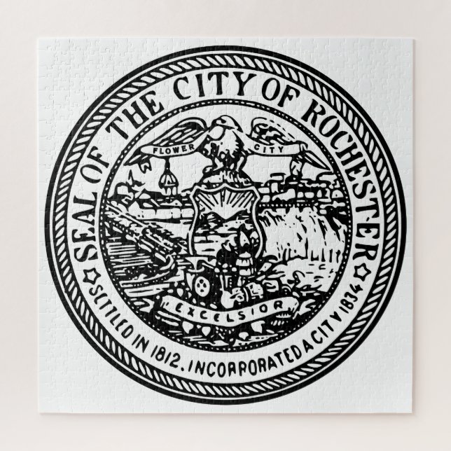Rochester (New York) City Seal Jigsaw Puzzle (Vertical)