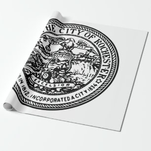 Rochester (New York) City Seal Wrapping Paper