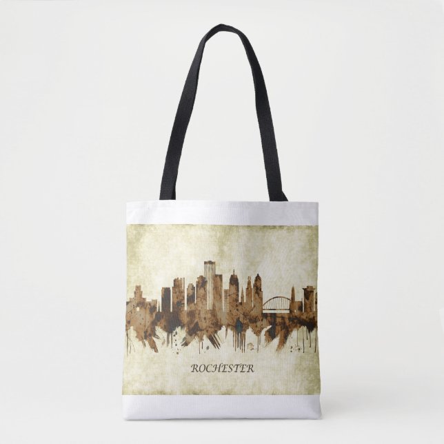 Rochester New York Cityscape Tote Bag (Front)