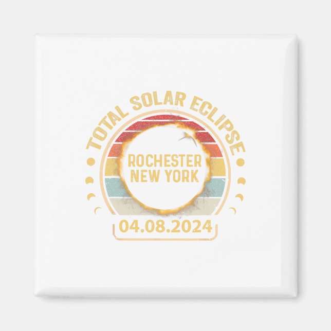 Rochester New York Ny Total Solar Eclipse Party 20 Magnet (Front)