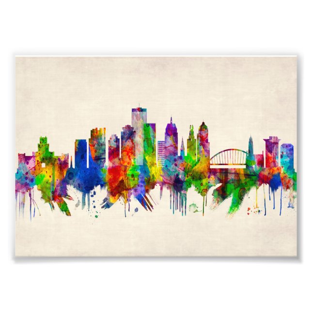 Rochester New York Skyline Photo Print (Front)