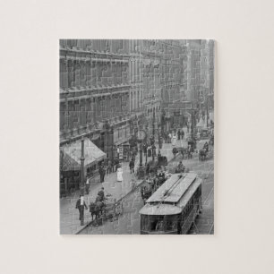 Rochester, New York Street Clock Jigsaw Puzzle